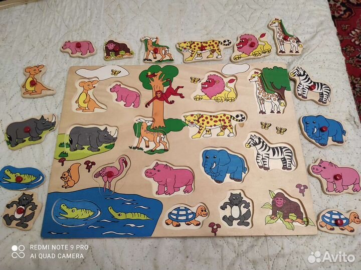 Деревянные пазлы