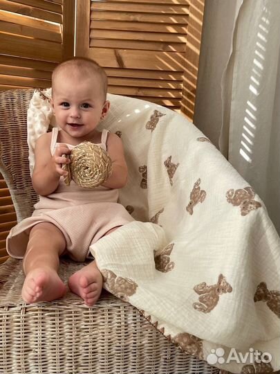 Муслиновый плед