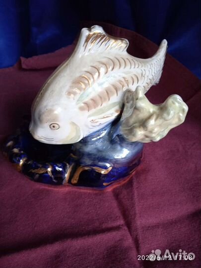 Пепельница, СССР, 1951г, фарфор, трещина склеена