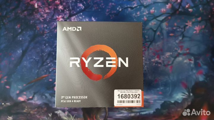 Ryzen5 3600XT комплект box (Процессор и кулер)