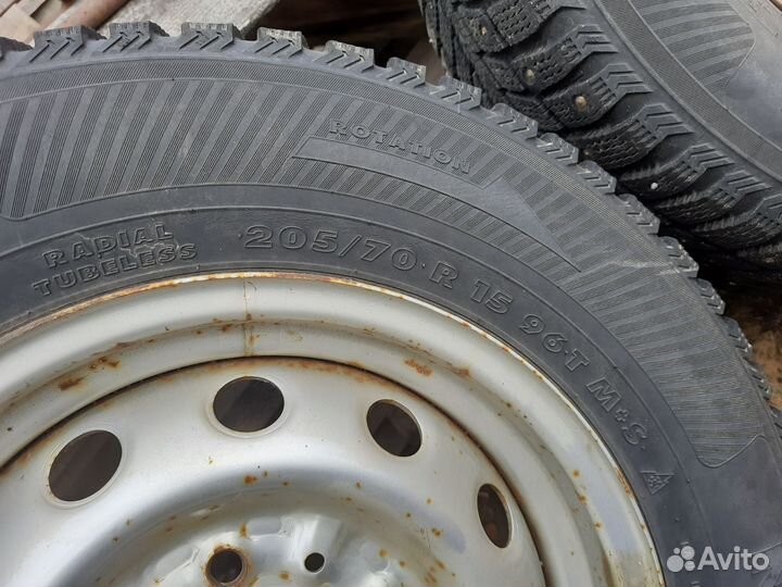 Зимняя резина с дисками r15 205/70