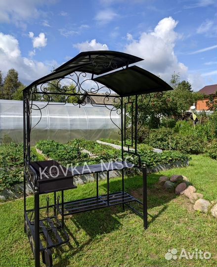 Мангал с крышей