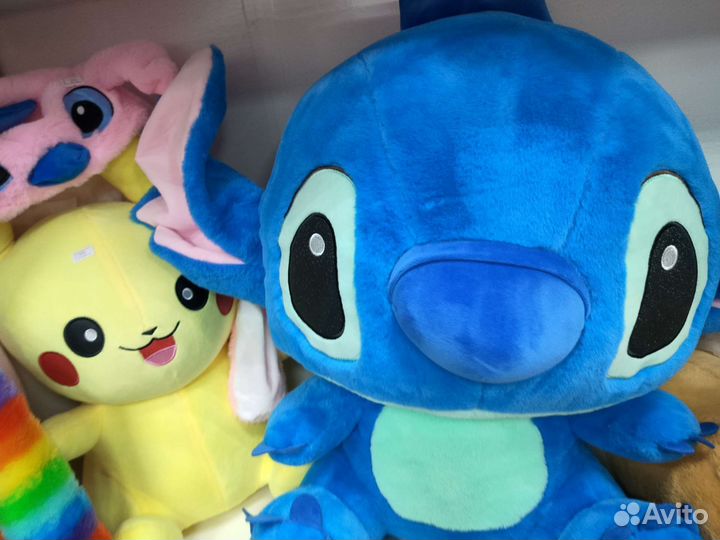 Большой Стич пушистый 55 сантиметров