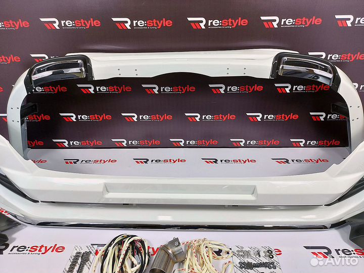 Обвес Prado 150 13-17г Modellista Белый GBT