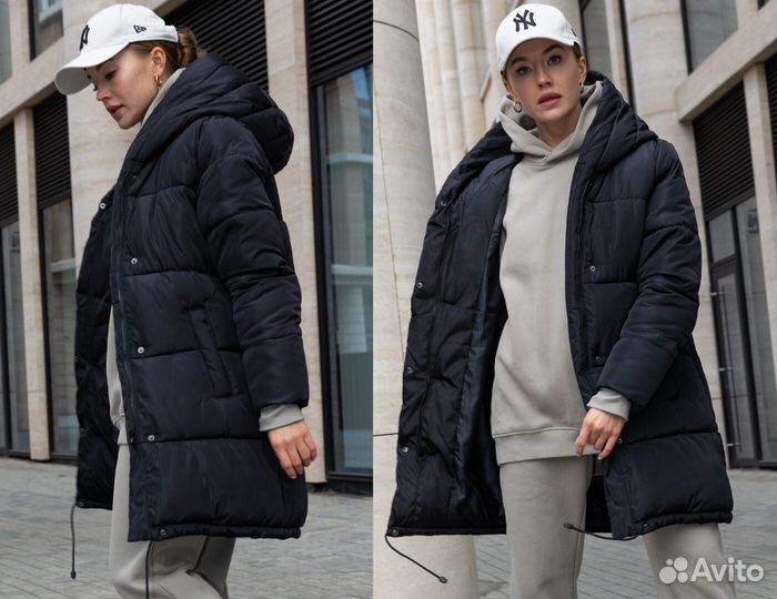 Пуховик зимний женский