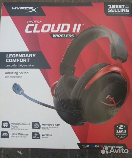 Наушники hyperx cloud 2
