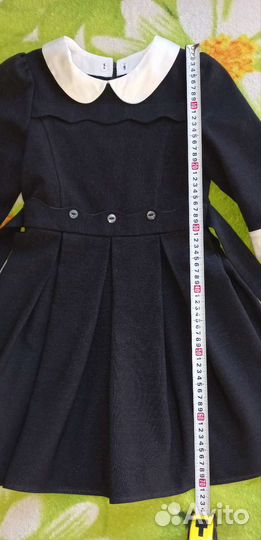 Школьная форма. Школьное платье серое 134-140