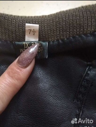 Новые перчатки женские натуральная кожа, р. 7,5