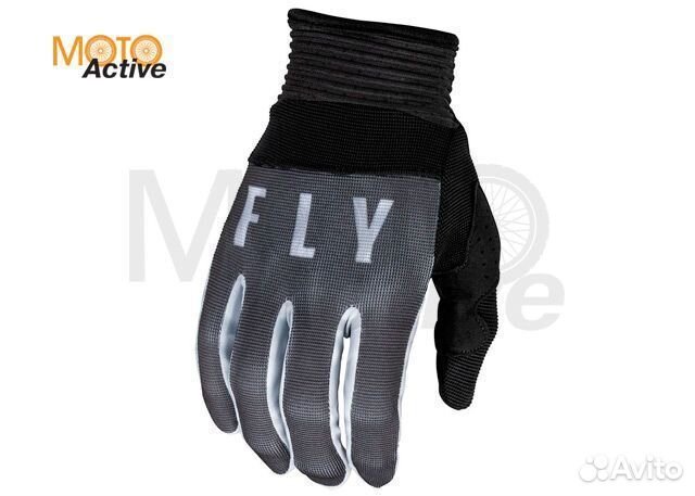 Перчатки FLY racing F-16, серый/черный, 2XL