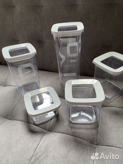 Набор из 5 контейнеров для круп