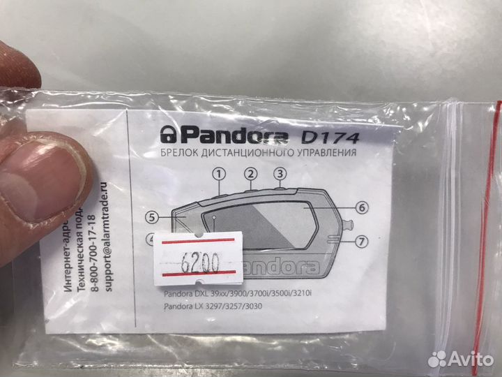 Брелок Pandora D174