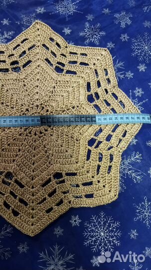 Салфетки сервировочные вязаные