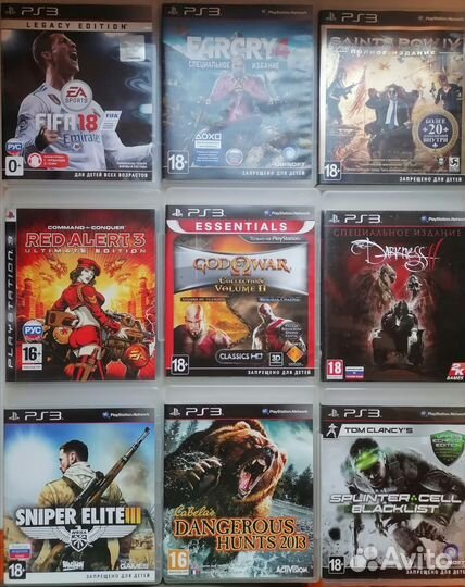 Игры для приставок ps3