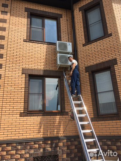 Монтаж сплит-системы (кондиционера)