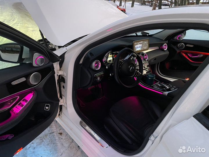 Подсветка салона mercedes w205