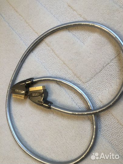 Межблочный топовый кабель scart-scart ixos