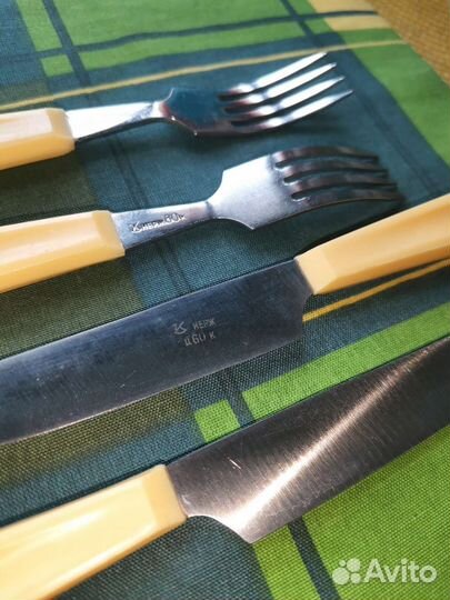 Новые вилки-ножи нержавейка СССР