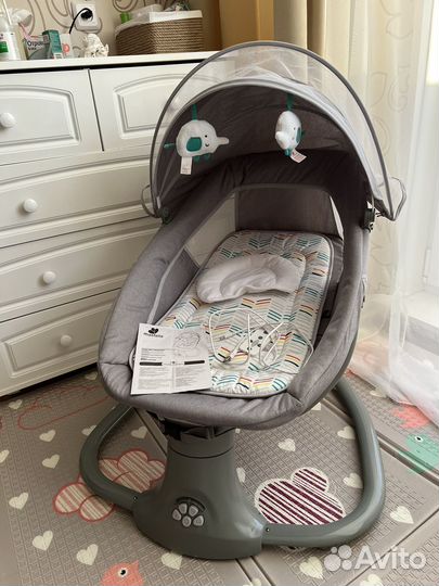 Детская люлька шезлонг электрокачели