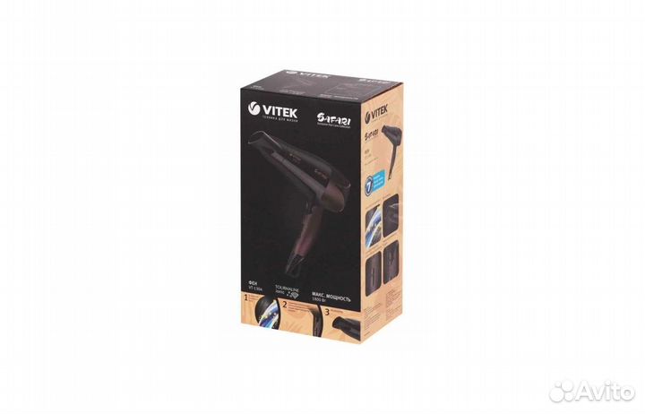 Новый фен Vitek, складная ручка