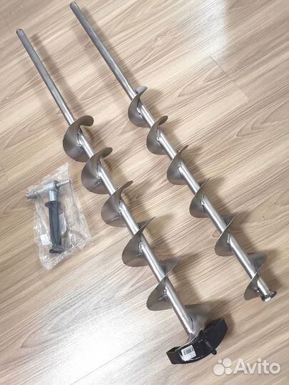 Титановые ледобуры в наличии 100, 110, 130, 150