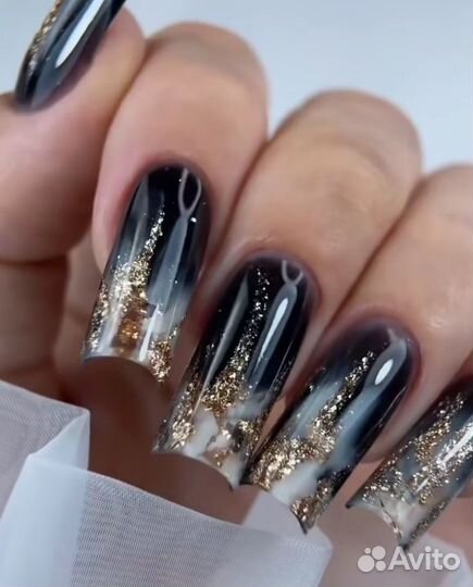 Маникюр гель коррекция