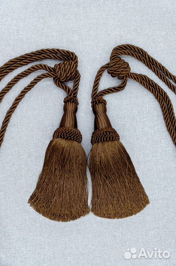 Кисти для штор коричневые арт 287388