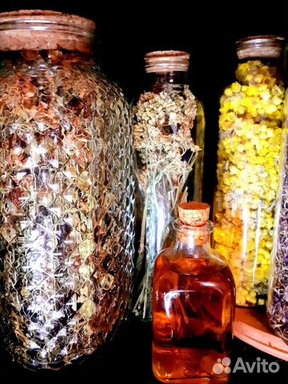 Свечи из вощины с травами