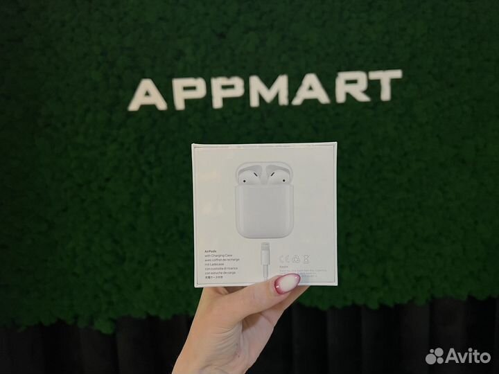 Наушники Apple AirPods 2 (2019) в зарядном футляре