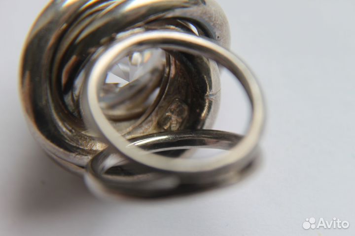 Крупное АВТОРСКОЕ коктейльное кольцо. 