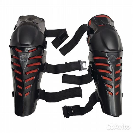 Наколенники шарнирные Motoland KE-12 markdown red