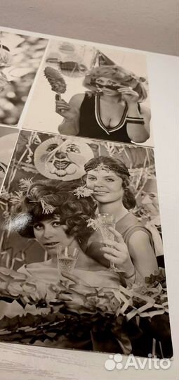 Редкие новогодние открытки ГДР девушки