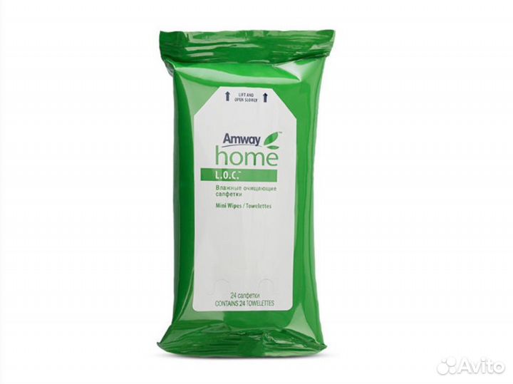 Amway Home LOC Влажные очищающие салфетки