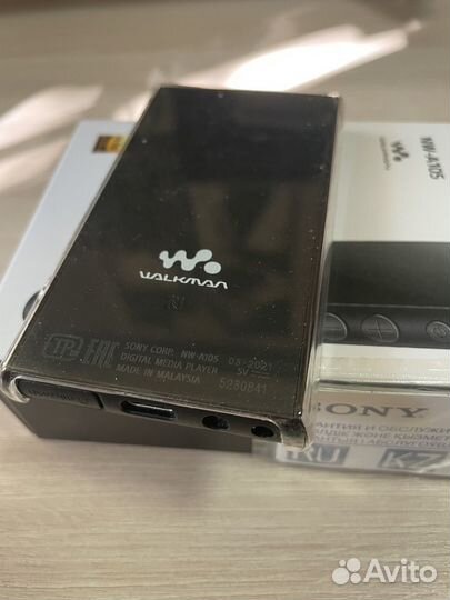 Плеер Sony NW-A105 Black, 16gb