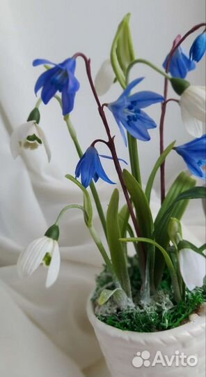 Цветочная композиция с зайцем 2