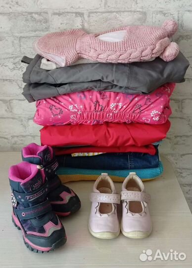 Вещи пакетом на девочку 86-92