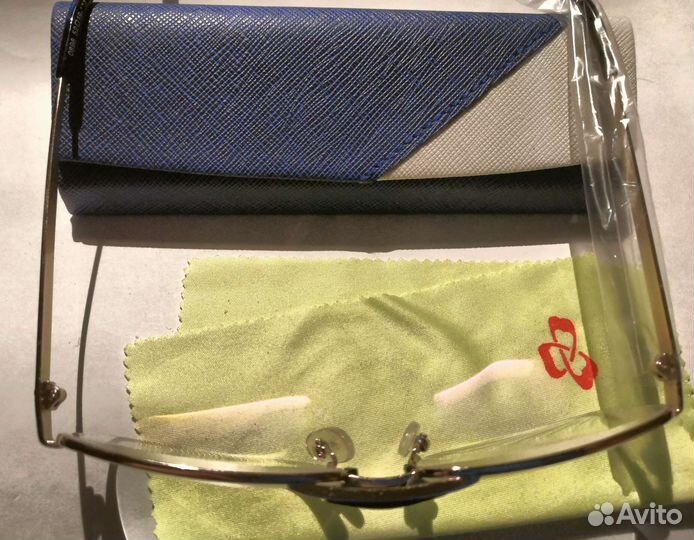 Очки для чтения +2.5 Алю оправа + органич. стекло