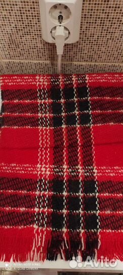 Шарф мохер, шерсть, акрил, вискоза