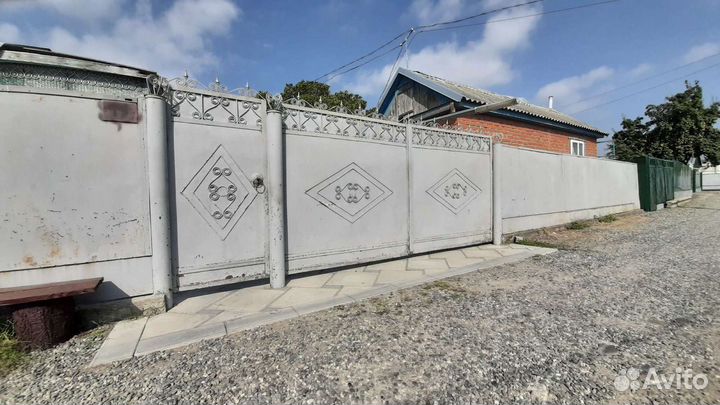 Ворота с калиткой бу