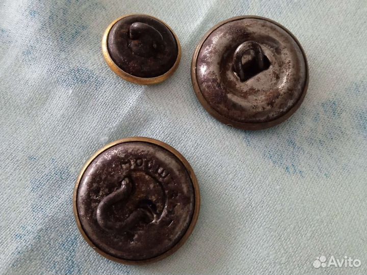 Пуговицы старинные, флотские