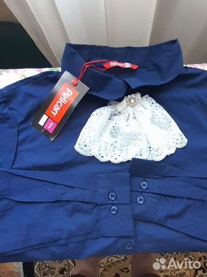 Рубашка школьная для девочки