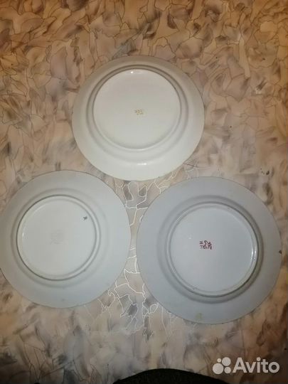 Редкие тарелки под второе времен СССР