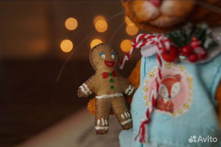 Кот тедди, авторская игрушка