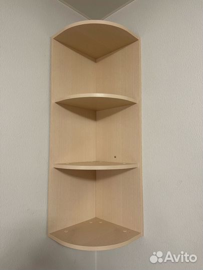 Полка навесная угловая