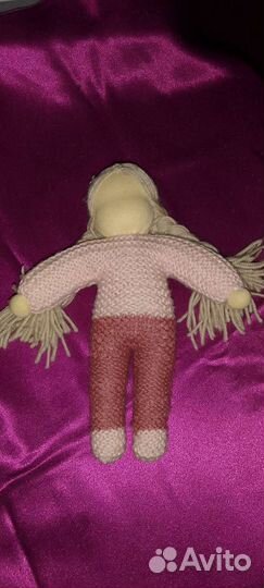 Кукла вязаная без лица заготовка