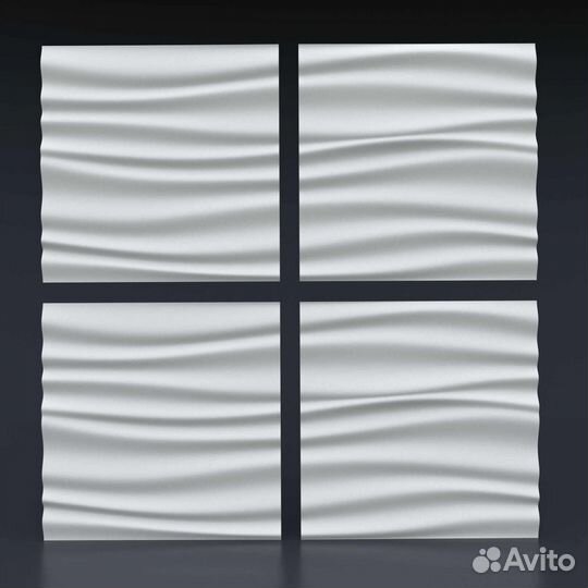 Гипсовая 3D панель 