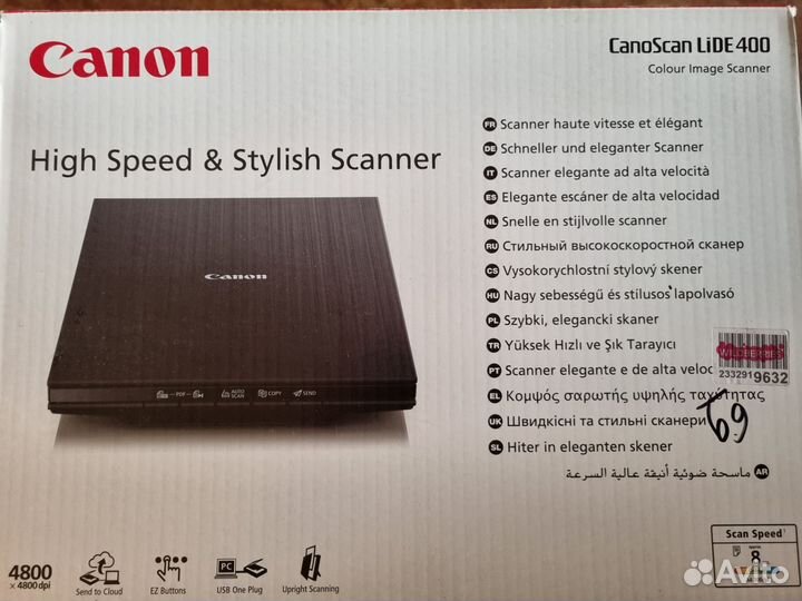 Сканер canon lide 400