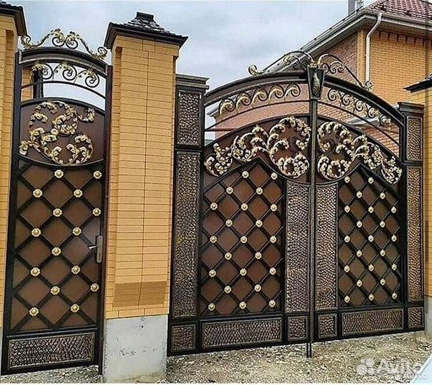 Кованные ворота в Хасавюрте бюджетные за 7 дней