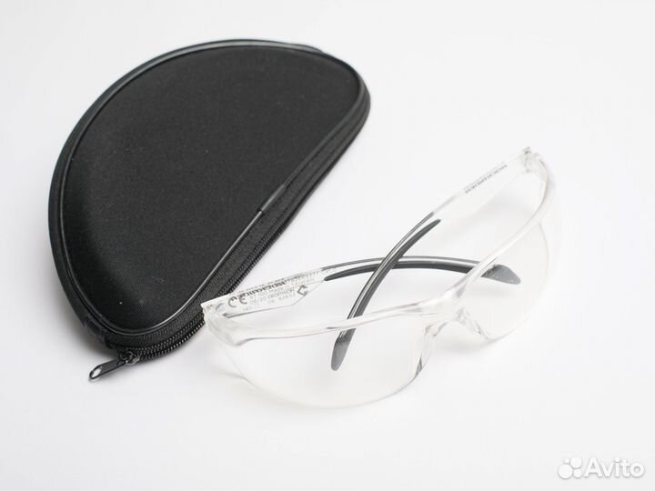 Очки велосипедные с чехлом, Decathlon