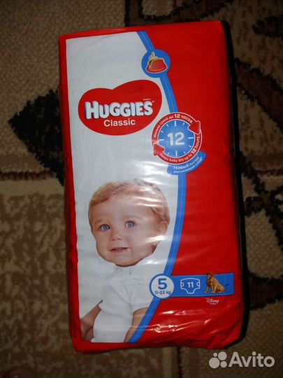 Подгузники 5 размер