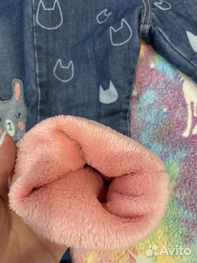 Утепленные брюки детские